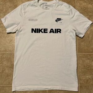 Nike Air white short sleeve graphic print cotton T shirt